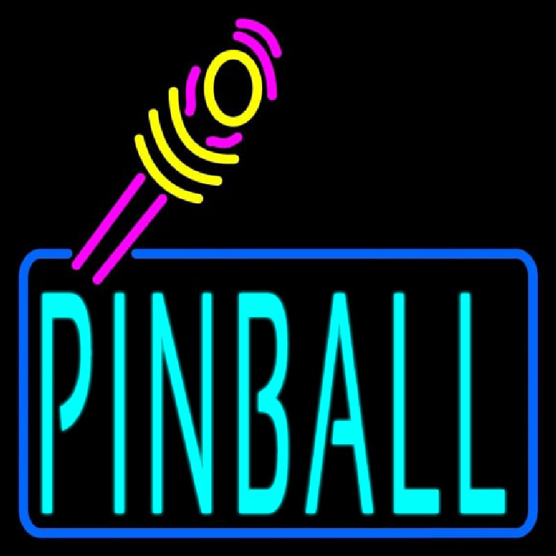 Pinball 1 Leuchtreklame