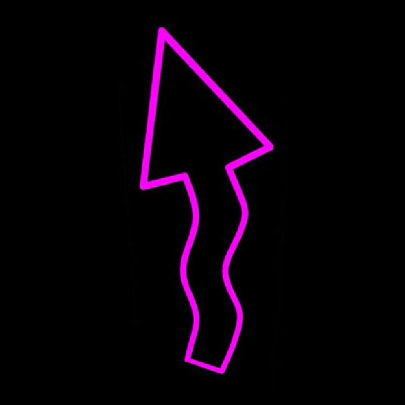 Pink Arrow Leuchtreklame