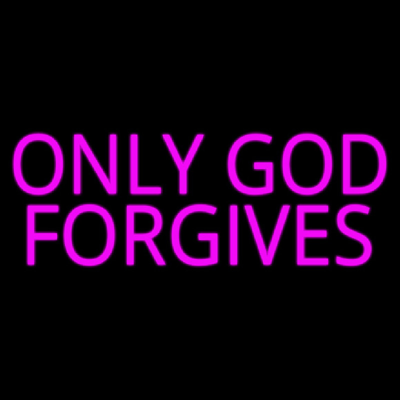 Pink Only God Forgives Leuchtreklame