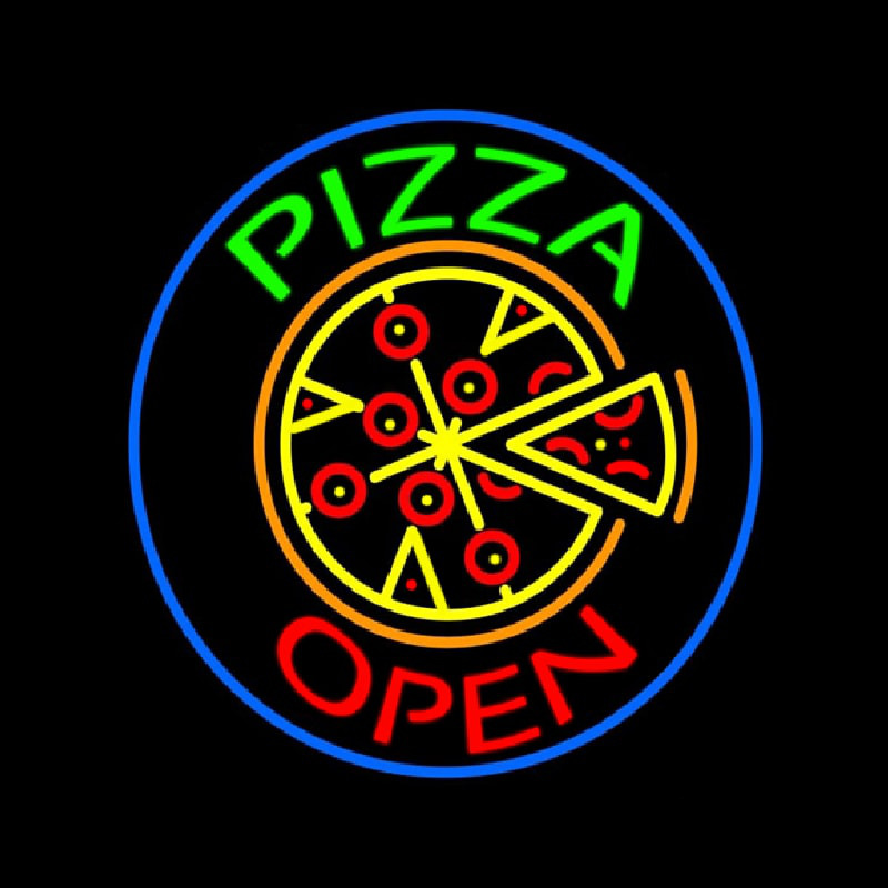 Pizza Open Leuchtreklame