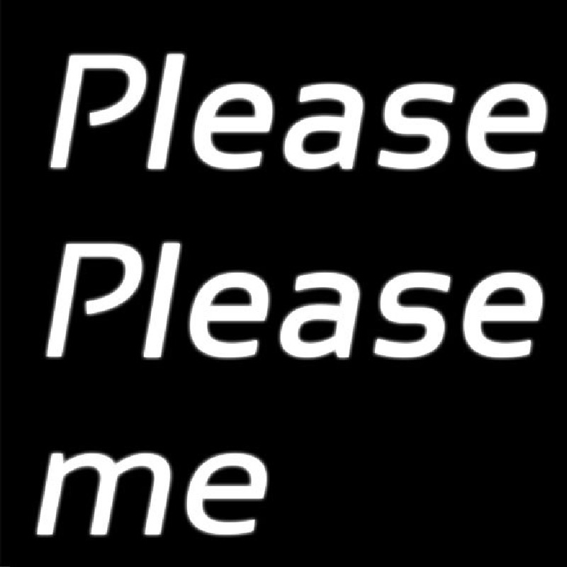 Please Please Me Leuchtreklame