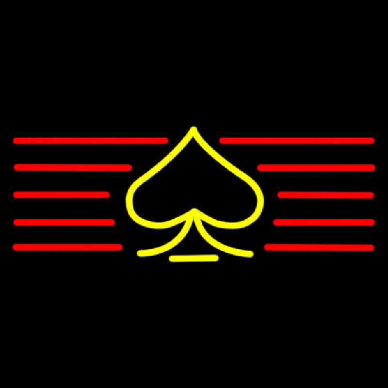 Poker Symbol 3 Leuchtreklame