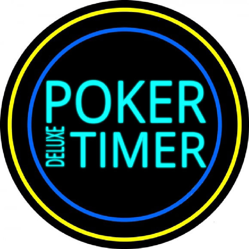 Poker Timer Delu e Leuchtreklame