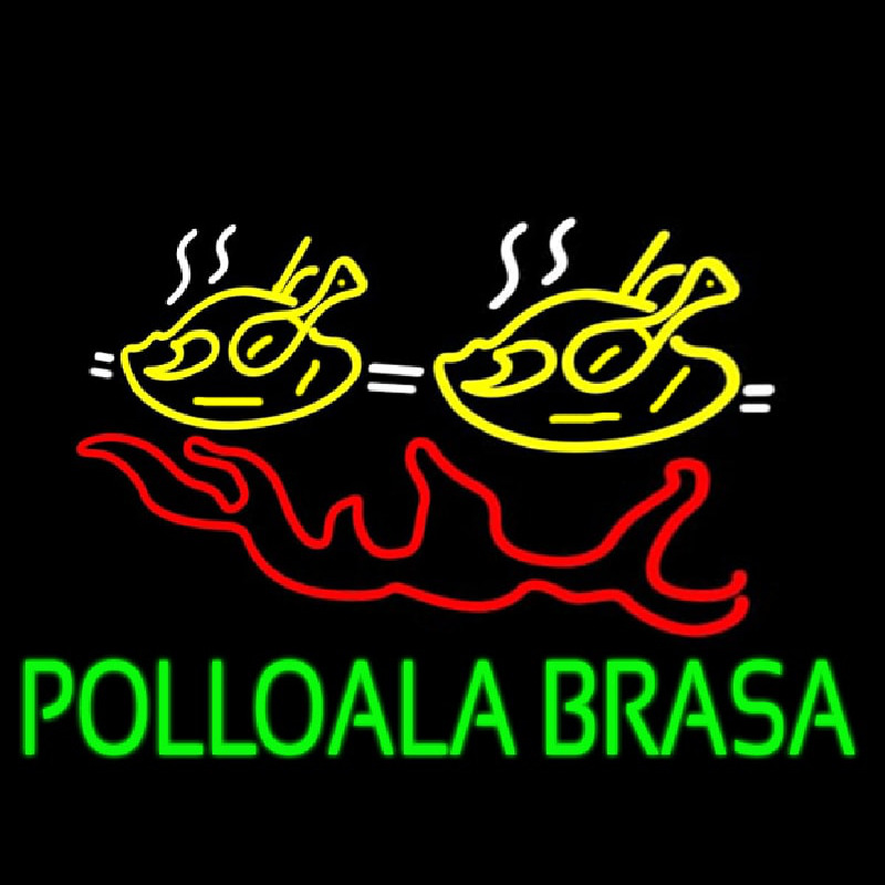 Pollo Ala Brasa Fish Leuchtreklame