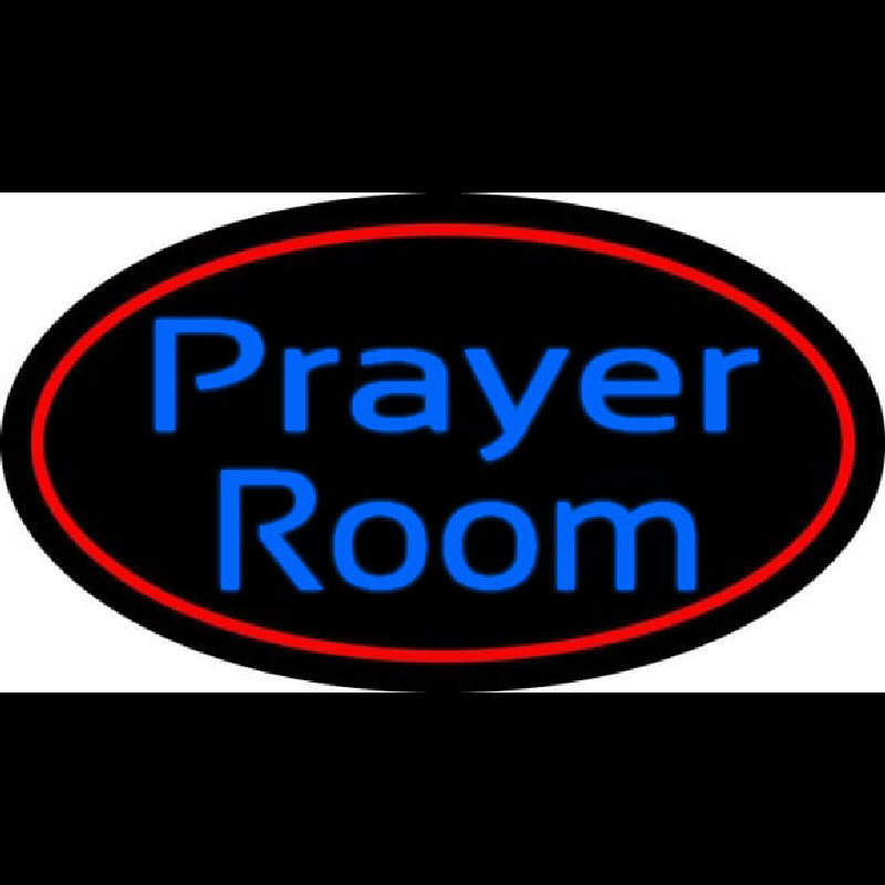 Prayer Room With Border Leuchtreklame