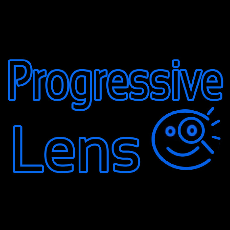 Progressive Lens Leuchtreklame