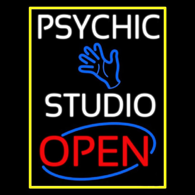 Psychic Studio Open Leuchtreklame