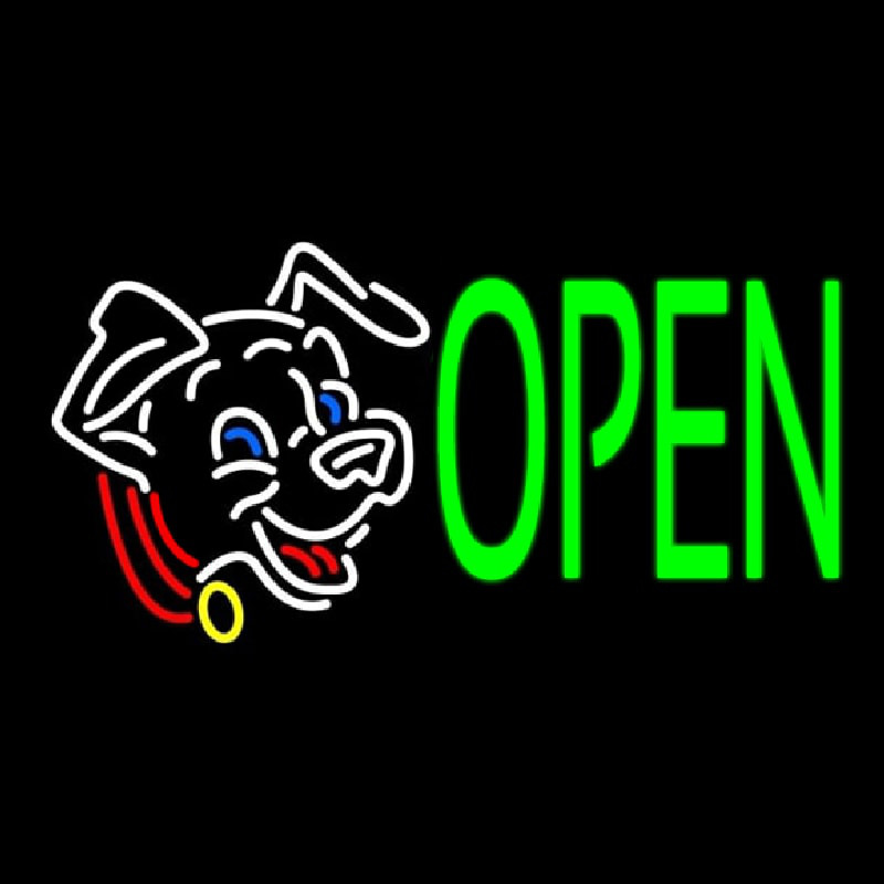 Puppies Open 2 Leuchtreklame