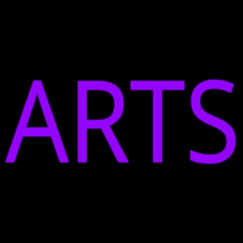 Purple Arts Leuchtreklame