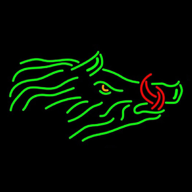 Razorback Logo Leuchtreklame