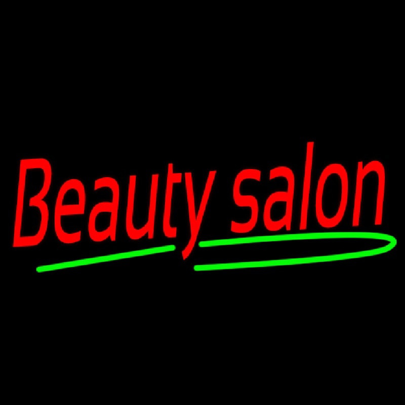 Red Beauty Salon Leuchtreklame