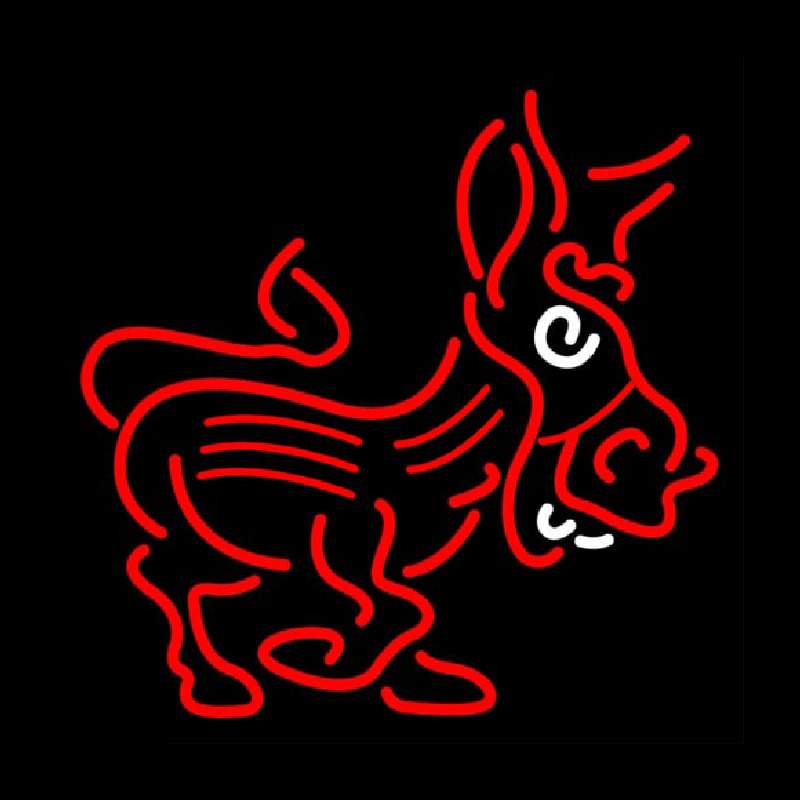 Red Donkey Logo Leuchtreklame