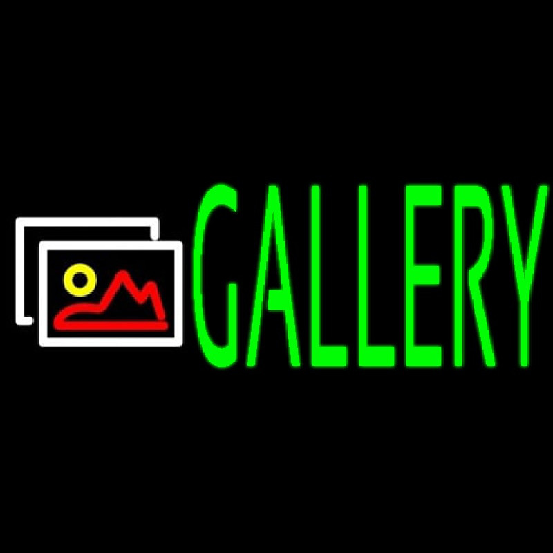 Red Gallery With Logo 1 Leuchtreklame