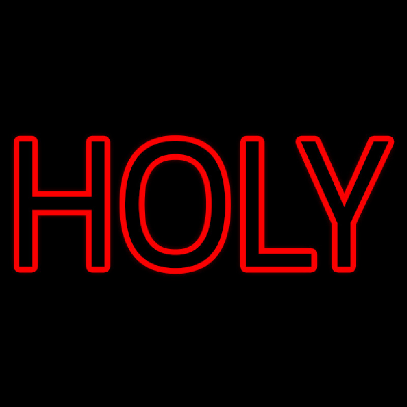 Red Holy Leuchtreklame