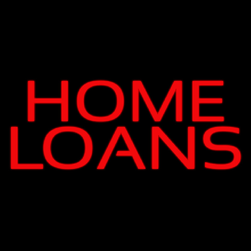 Red Home Loans Leuchtreklame