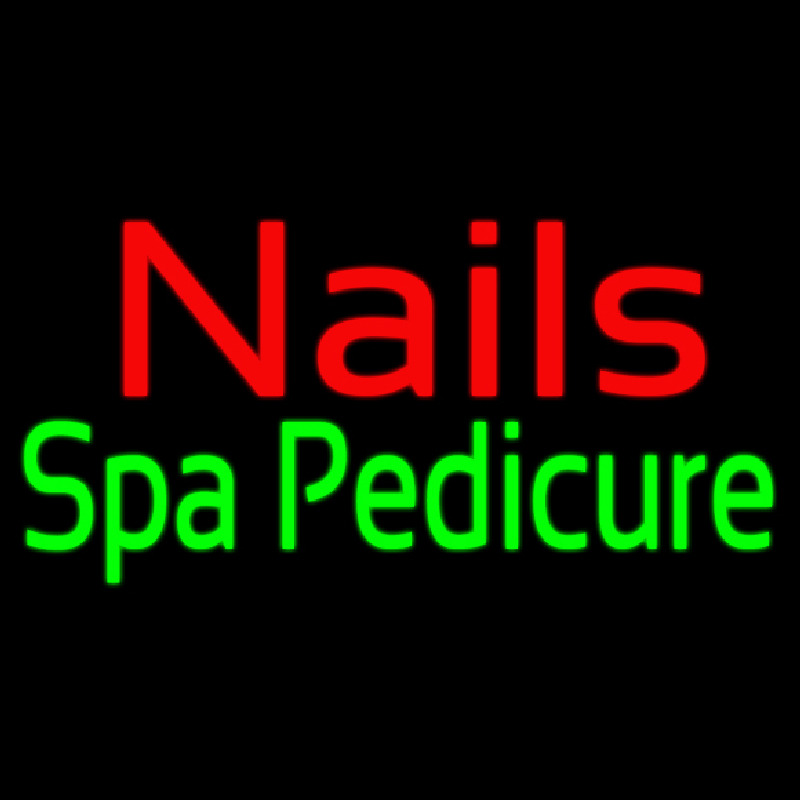 Red Nails Spa Pedicure Leuchtreklame