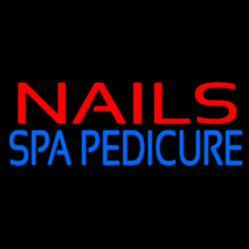 Red Nails Spa Pedicure Leuchtreklame