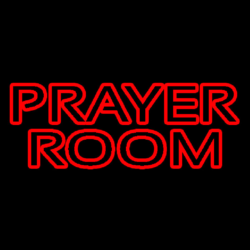 Red Prayer Room Leuchtreklame