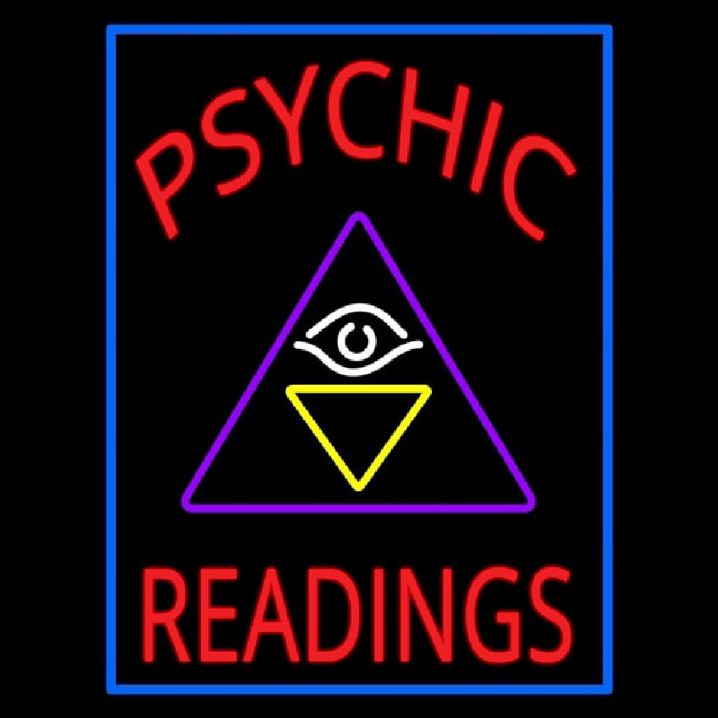 Red Psychic Readings Logo Leuchtreklame