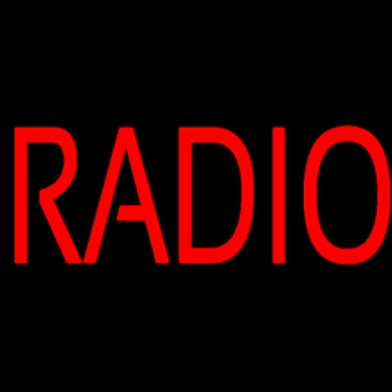 Red Radio Music Leuchtreklame