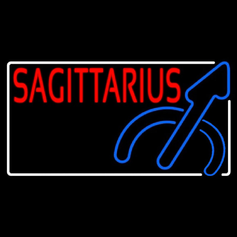 Red Sagittarius Leuchtreklame