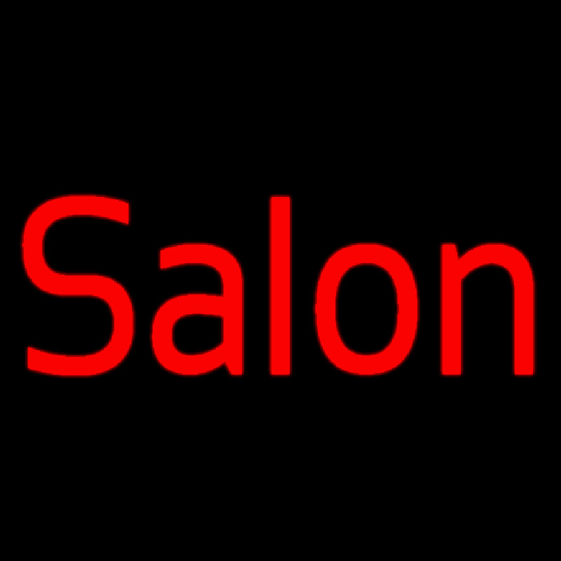 Red Salon Leuchtreklame