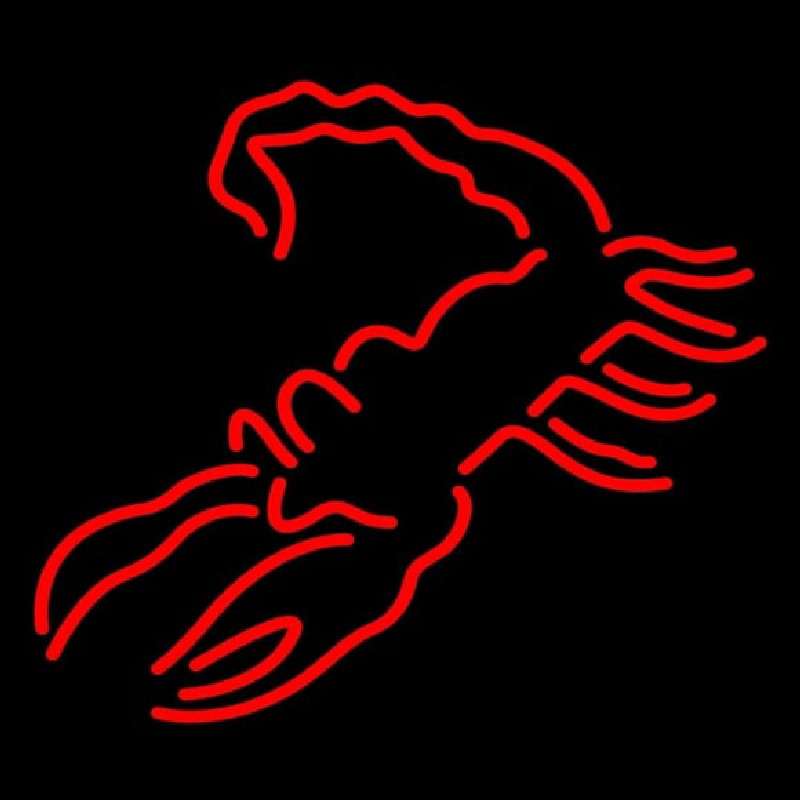 Red Scorpion Logo Leuchtreklame