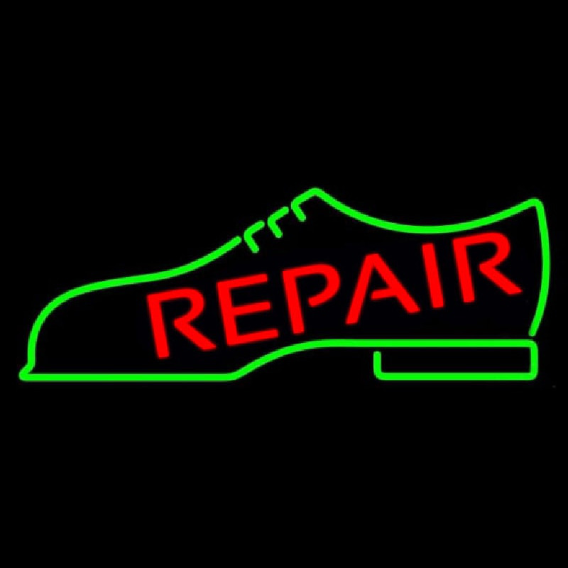 Repair Shoe Logo Leuchtreklame