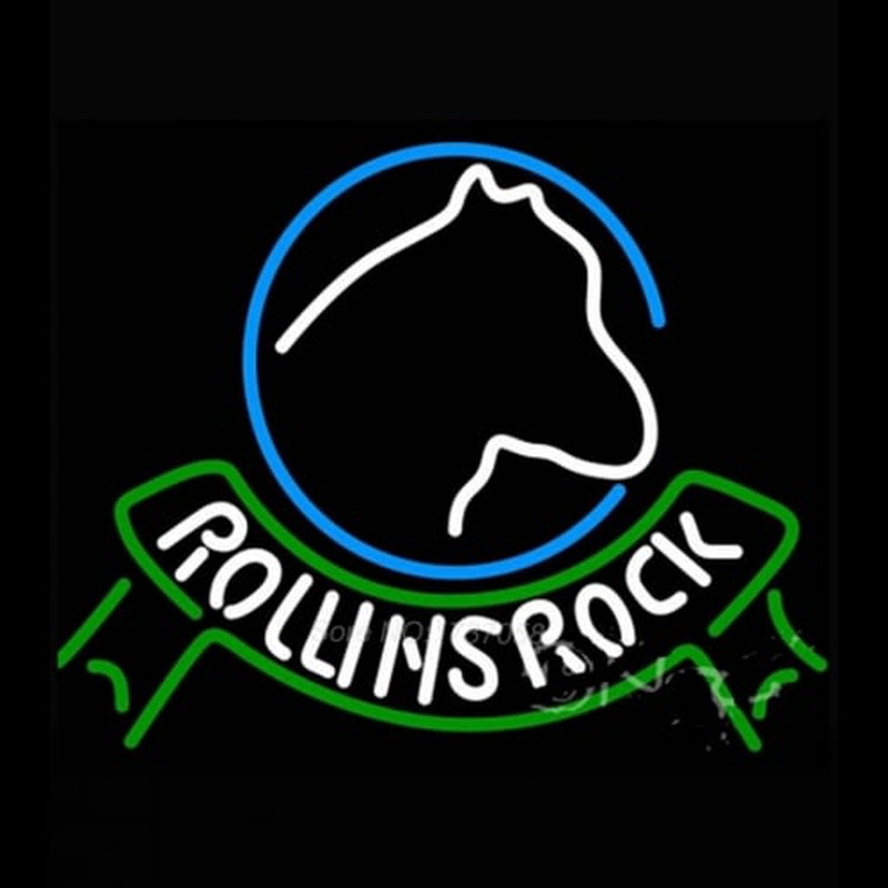 Rolling Rock Horsehead Ribbon Leuchtreklame