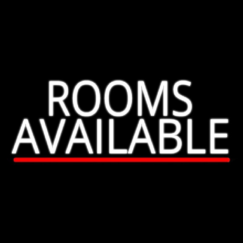 Rooms Available Vacancy Leuchtreklame