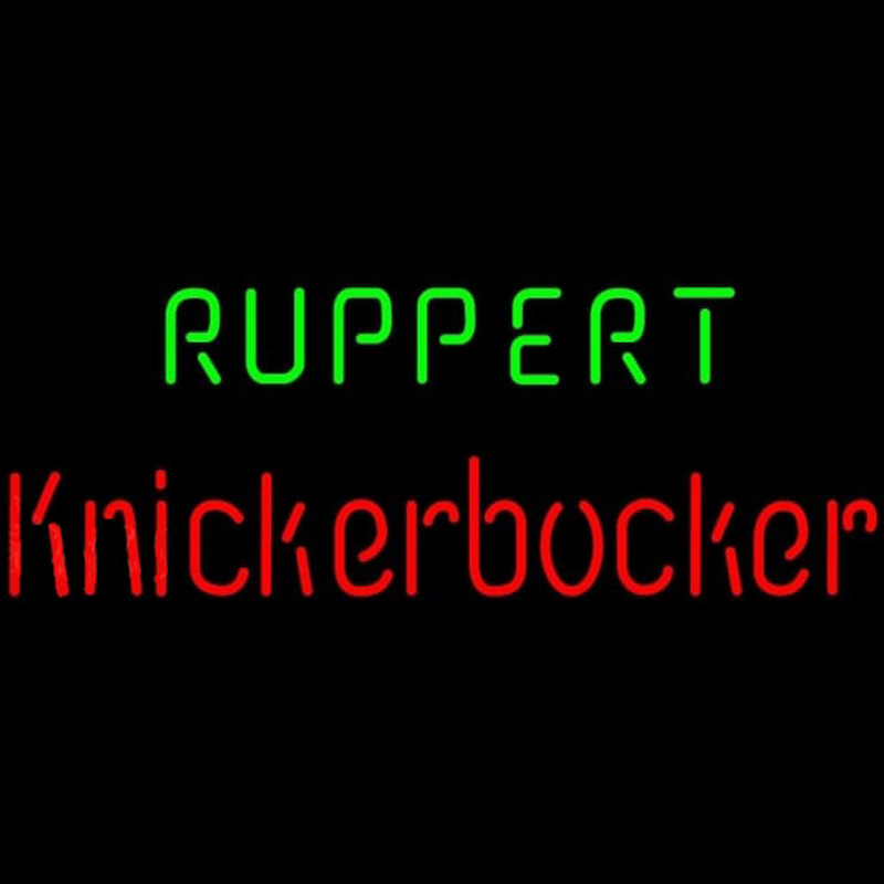 Ruppert Knickerbocker Leuchtreklame