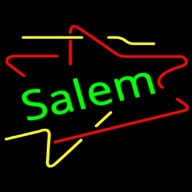 Salem Triangles Leuchtreklame