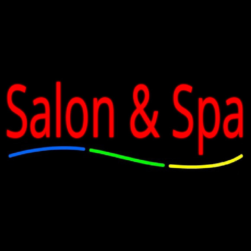 Salon And Spa Leuchtreklame