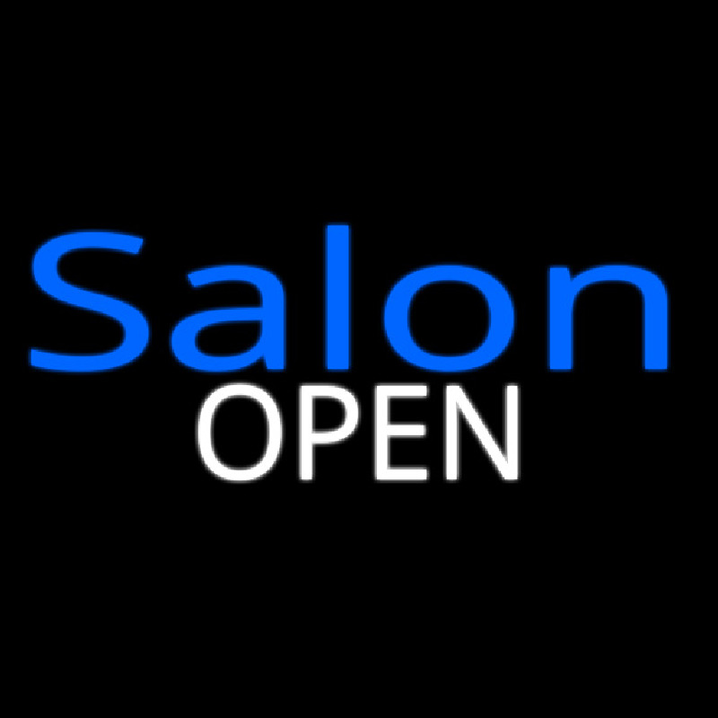 Salon Open Leuchtreklame