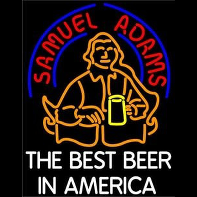 Sam Adams Americas Best Beer Leuchtreklame