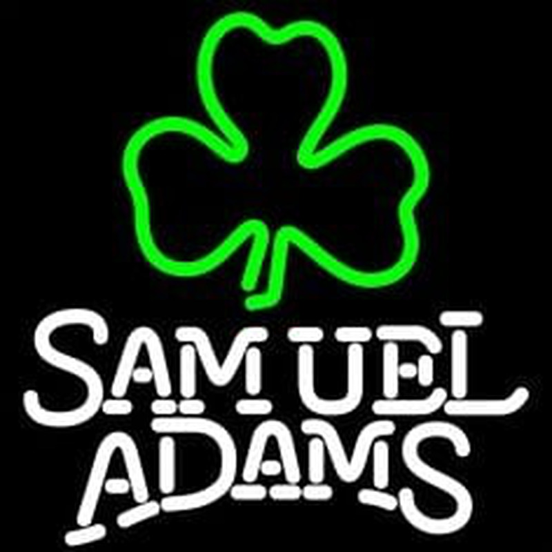 Samuel Adams Green Clover Leuchtreklame