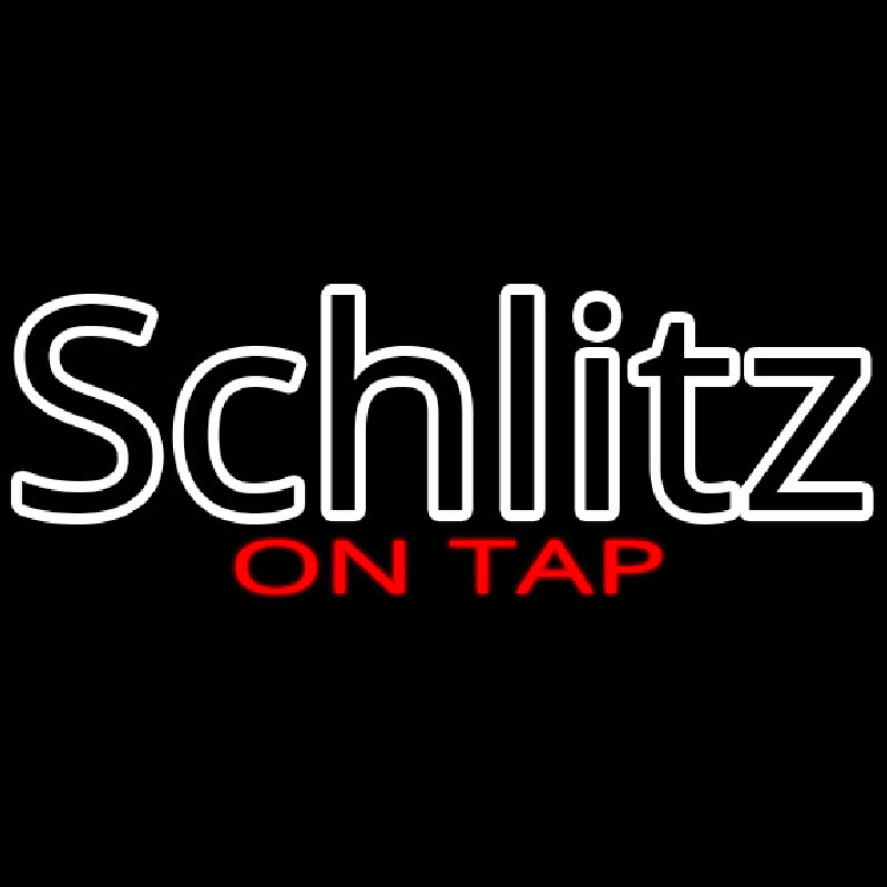 Schlitz On Tap Leuchtreklame