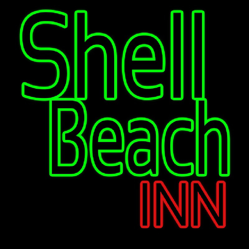 Shell Beach Inn Leuchtreklame