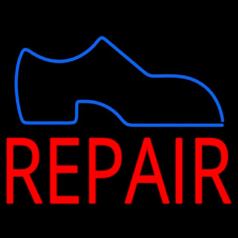 Shoe Logo Repair Leuchtreklame