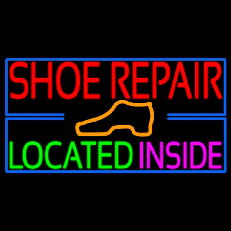 Shoe Repair Located Inside Leuchtreklame