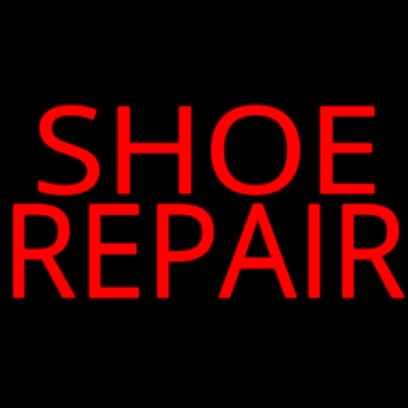 Shoe Repair Red Leuchtreklame