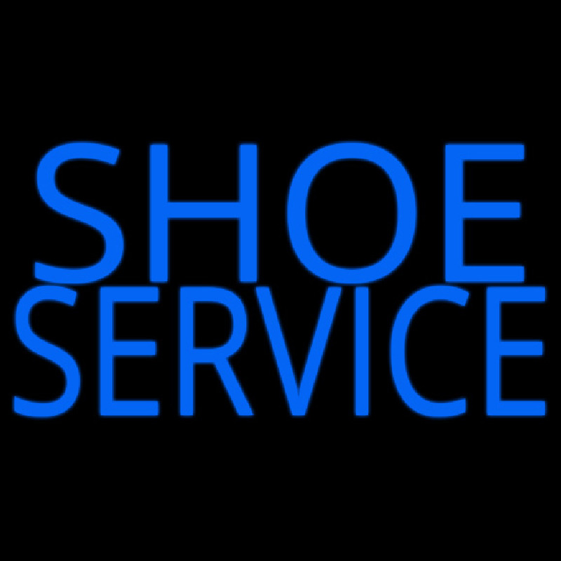 Shoe Service Leuchtreklame