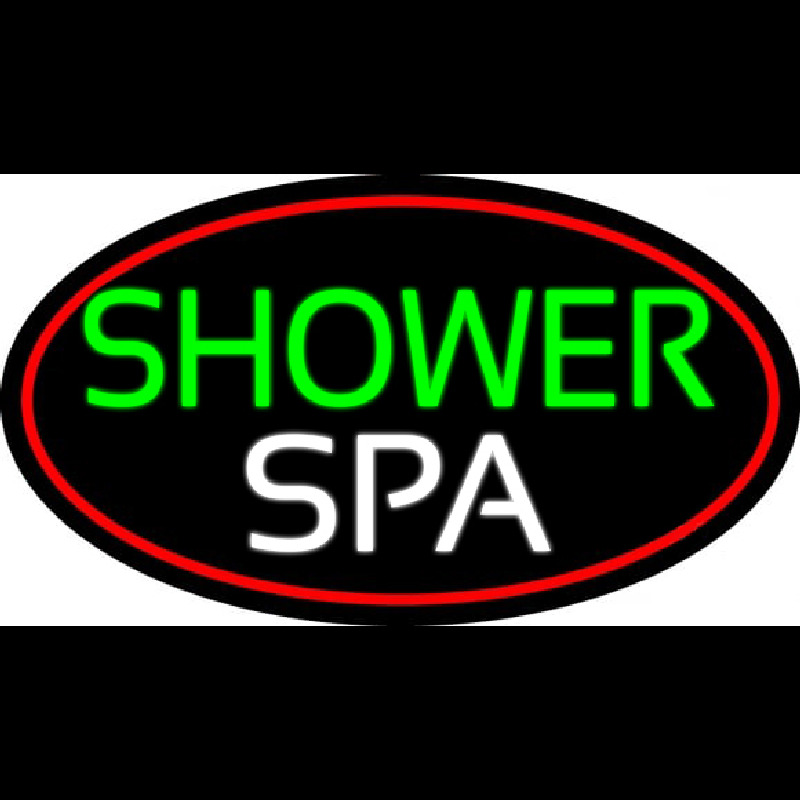 Shower Spa Leuchtreklame