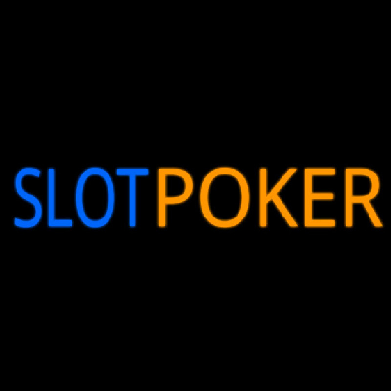 Slot Poker 2 Leuchtreklame