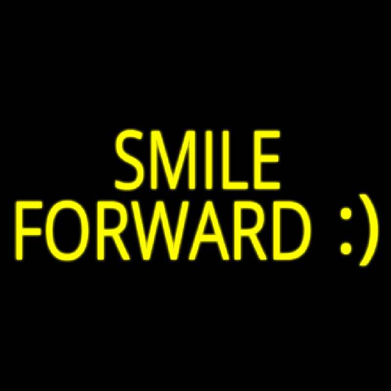 Smile Forward Leuchtreklame