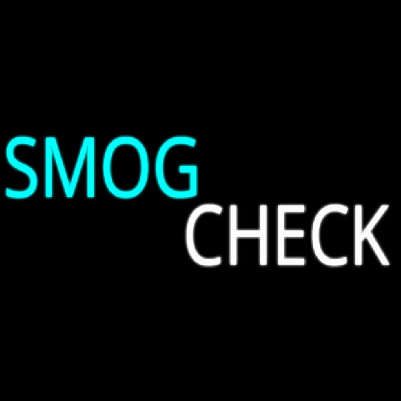 Smog Check Leuchtreklame