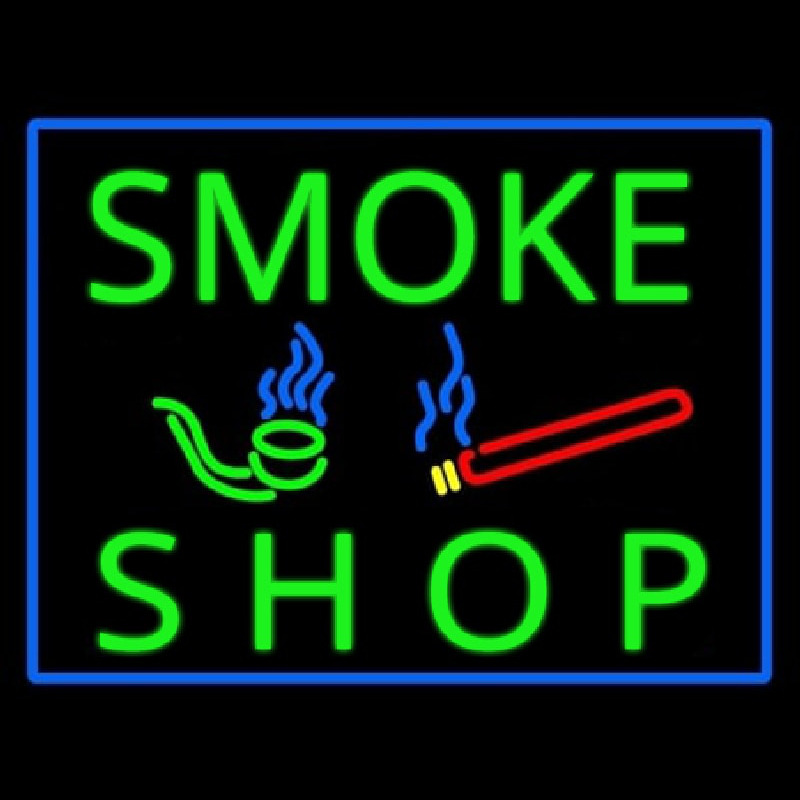 Smoke Shop Bar Leuchtreklame