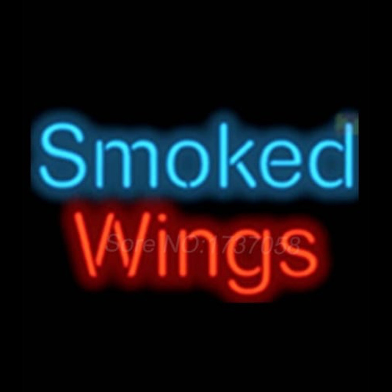 Smoked Wings Leuchtreklame