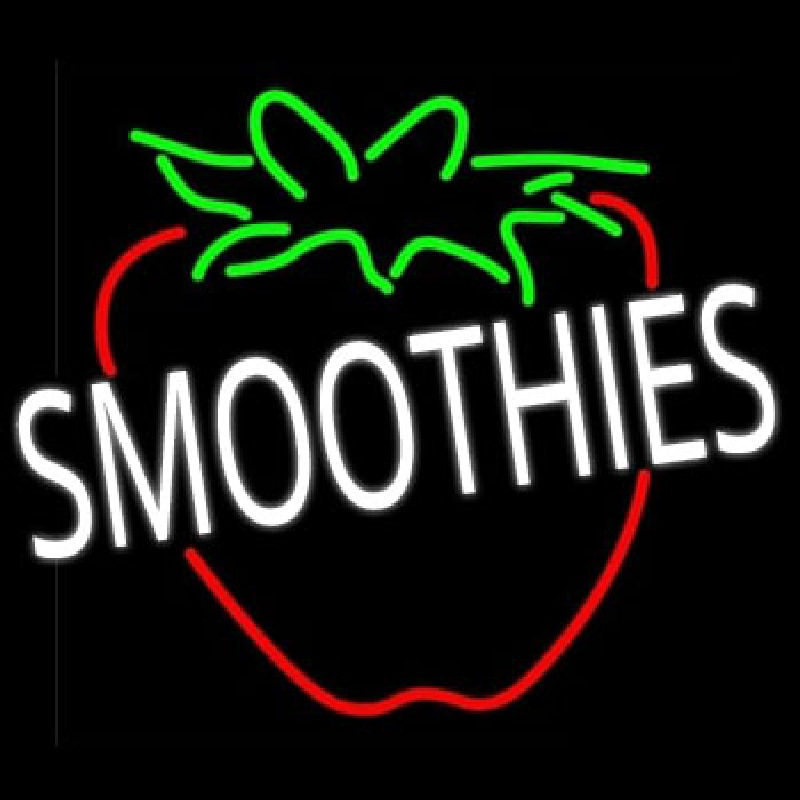 Smoothies Logo Leuchtreklame