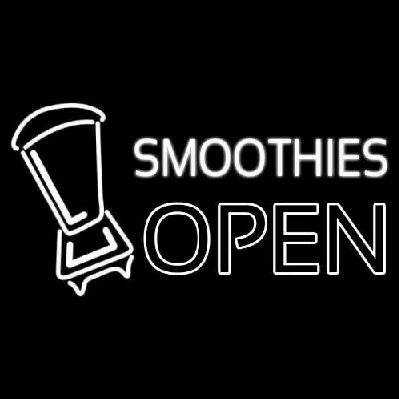 Smoothies Open Leuchtreklame